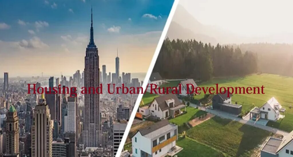 Housing and Urban/Rural Development